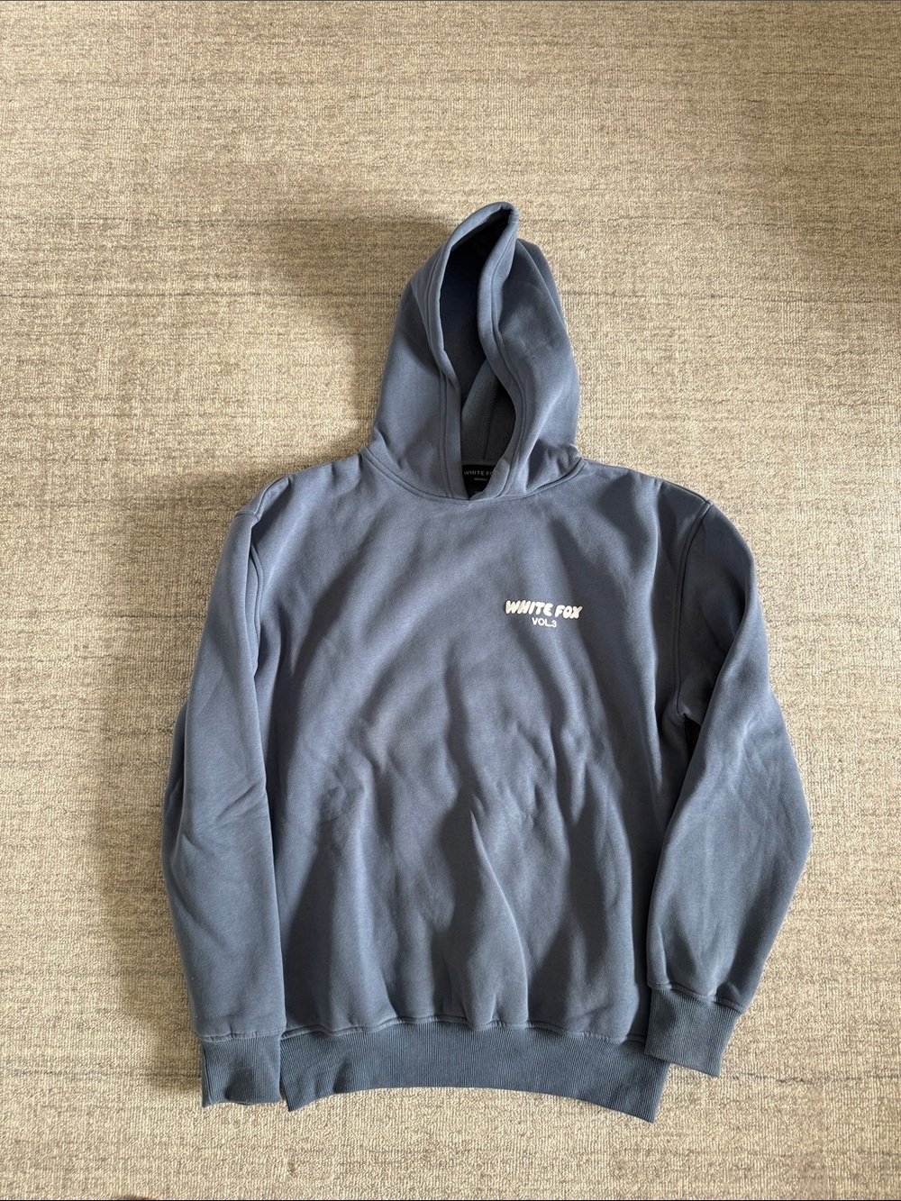 White Fox Offstage Hoodie Ocean Size 3XS/XXS NWOT